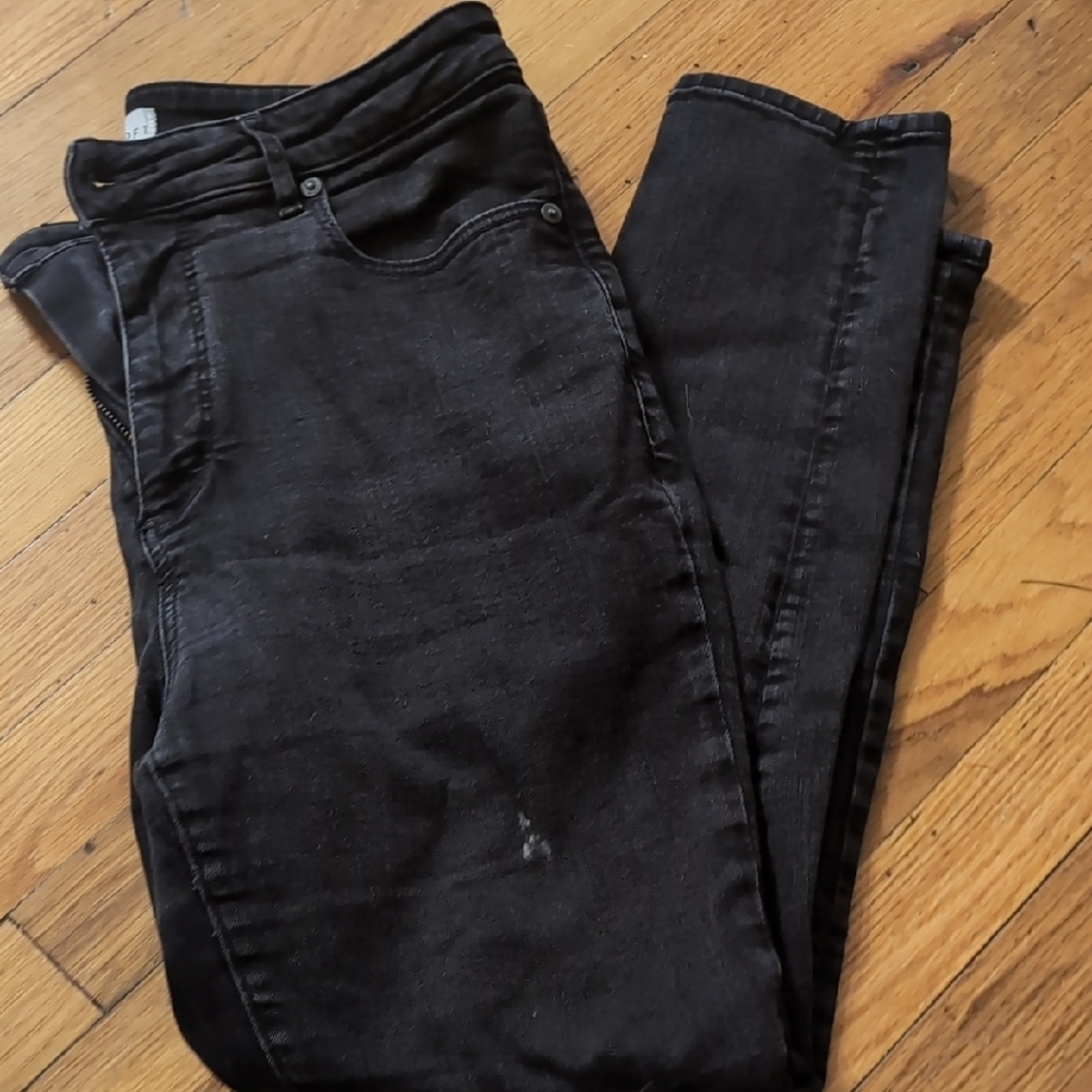 LOFT Charcoal Denim Pants